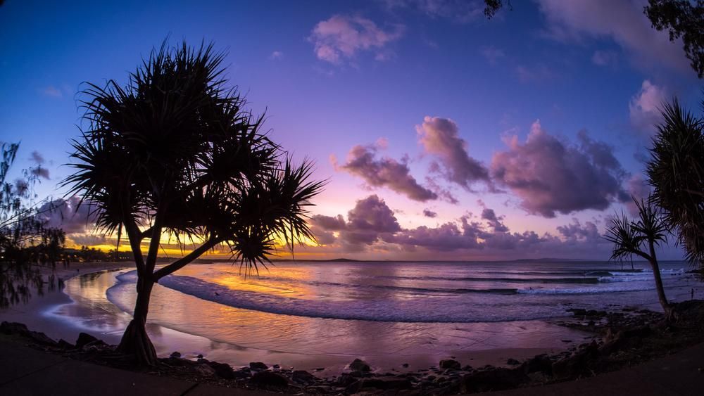 Sunset Over a Beach — Payless Timbers in Tablelands, QLD