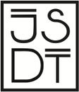 Logotipo en blanco y negro con las letras estilizadas J, S, D y T dentro de un borde cuadrado.