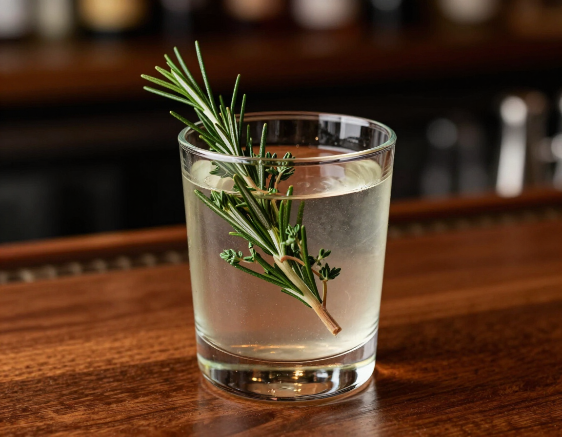Classico rivisitato con garnish erbaceo e presentazione minimal.