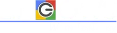 A blue line with a c in a square on a white background.