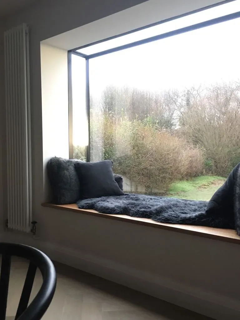 Bonded Glass Oriel Window