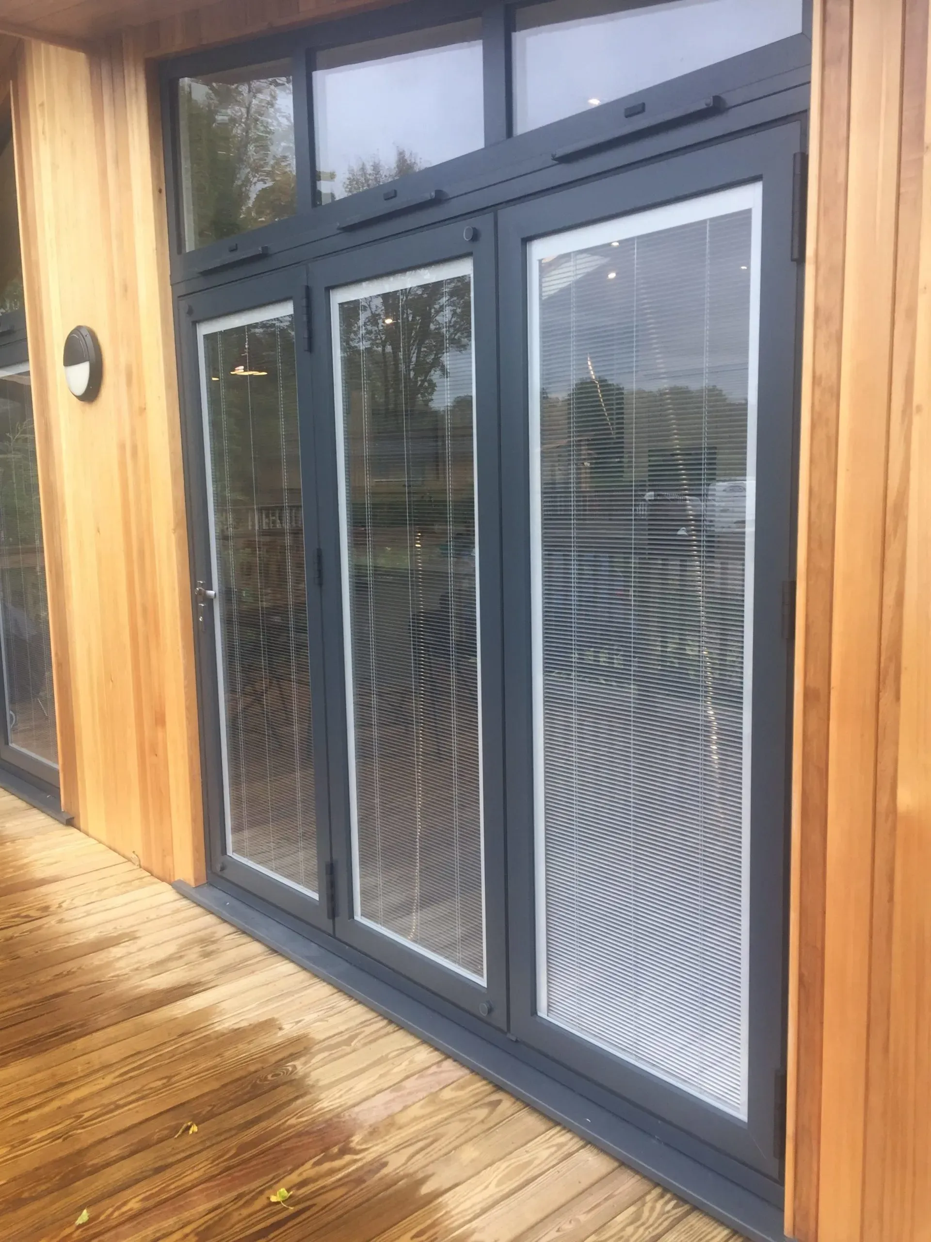 Integral Blinds in Aluminium Windows and Bi-folding Doors