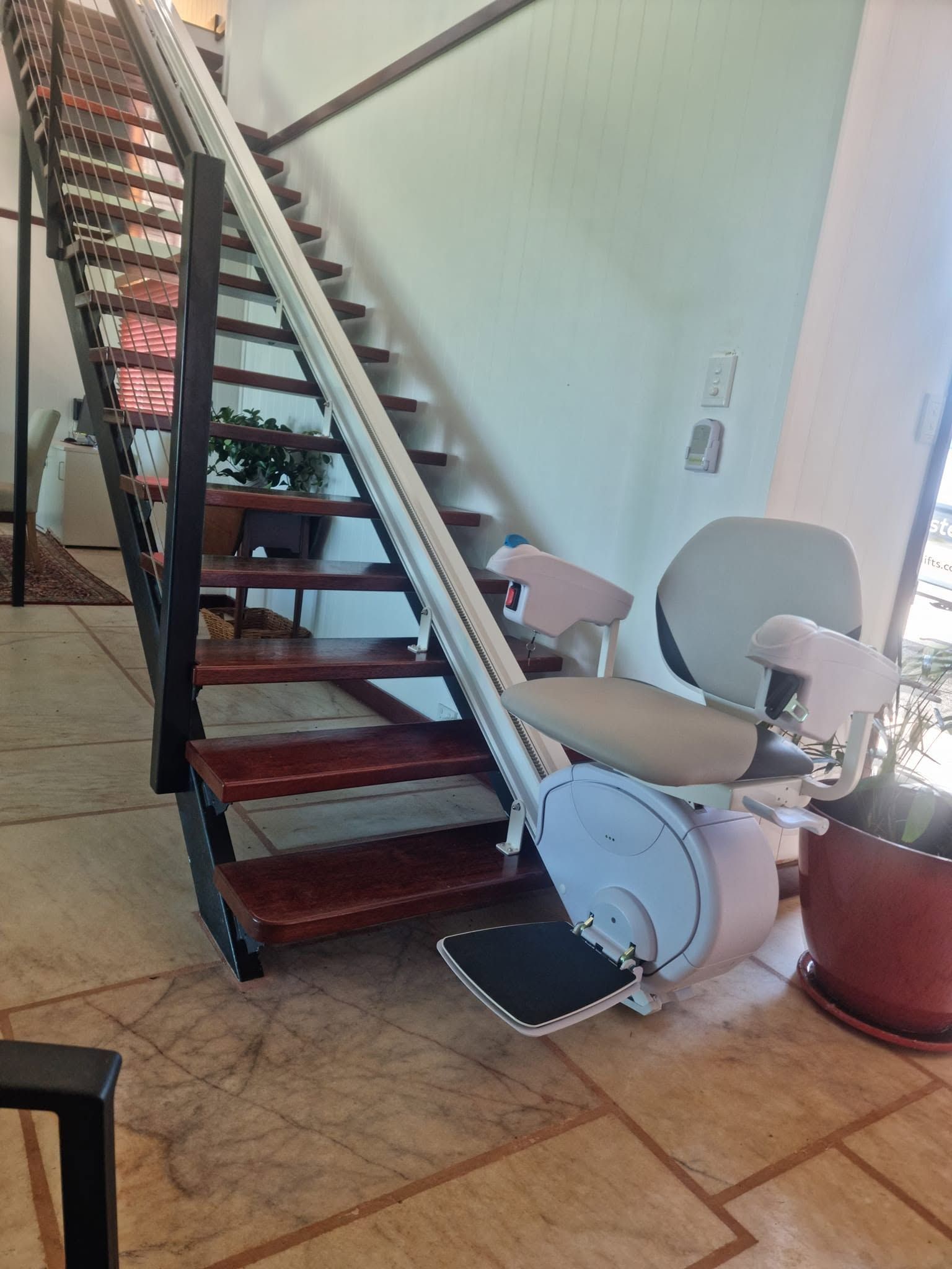 Chair Lift In Cairns Providing Smooth Travel On Straight Stairs With Comfort, Safety, And Convenience