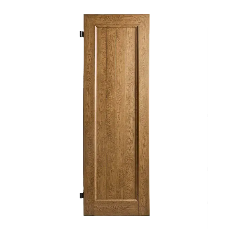 Anta in legno con venature verticali.