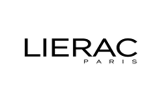 Logo LIERAC PARIS in testo nero su sfondo bianco.