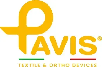 Logo PAVIS in giallo con sottolineatura verde e slogan