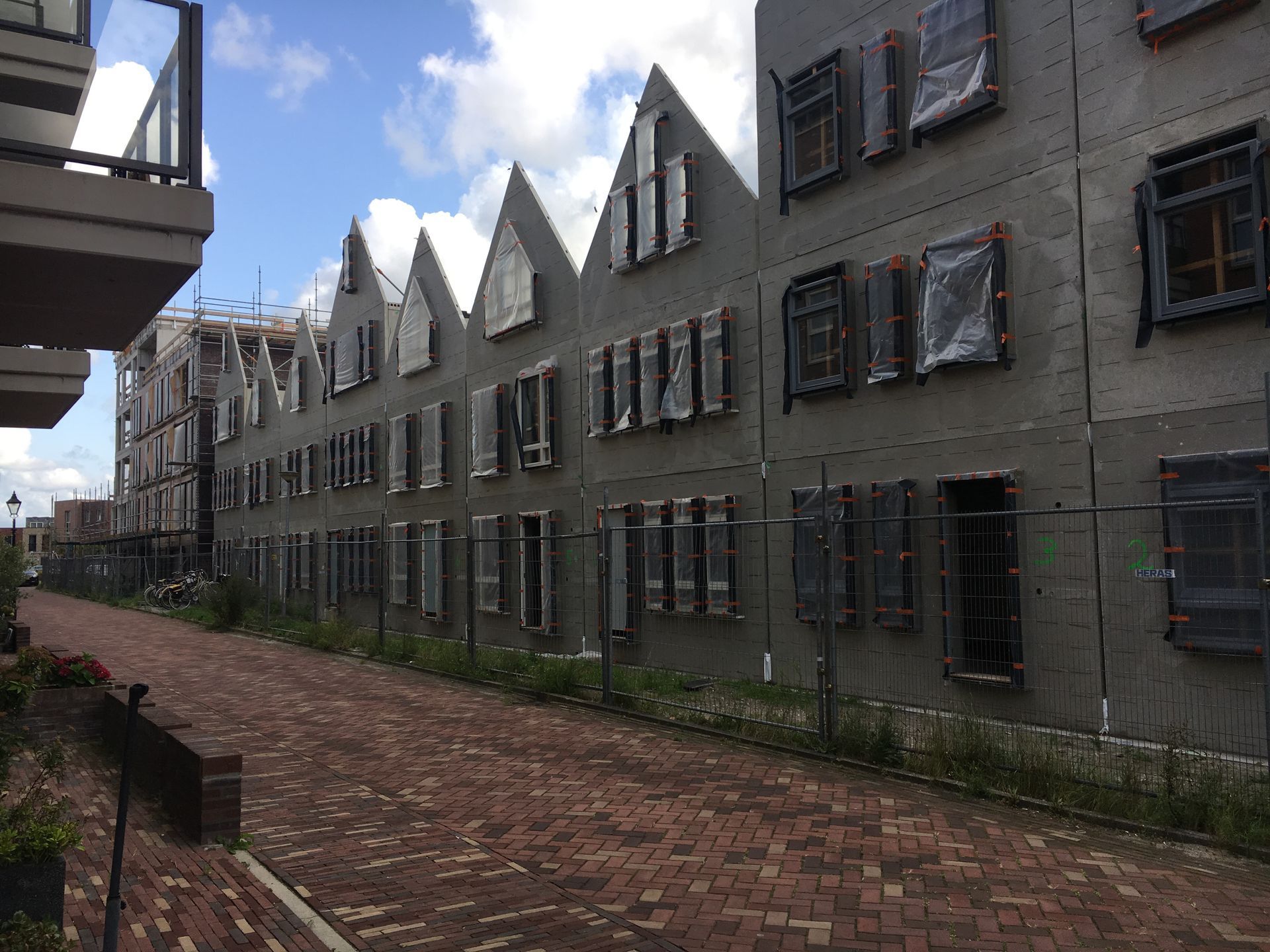 nieuwbouw woning in aanbouw