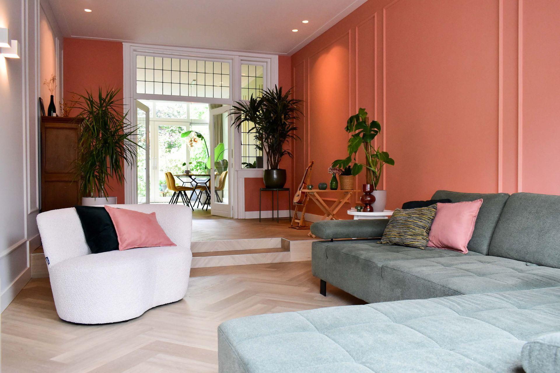 verbouw woning grachtenpand alkmaar, interieurontwerp woonkamer