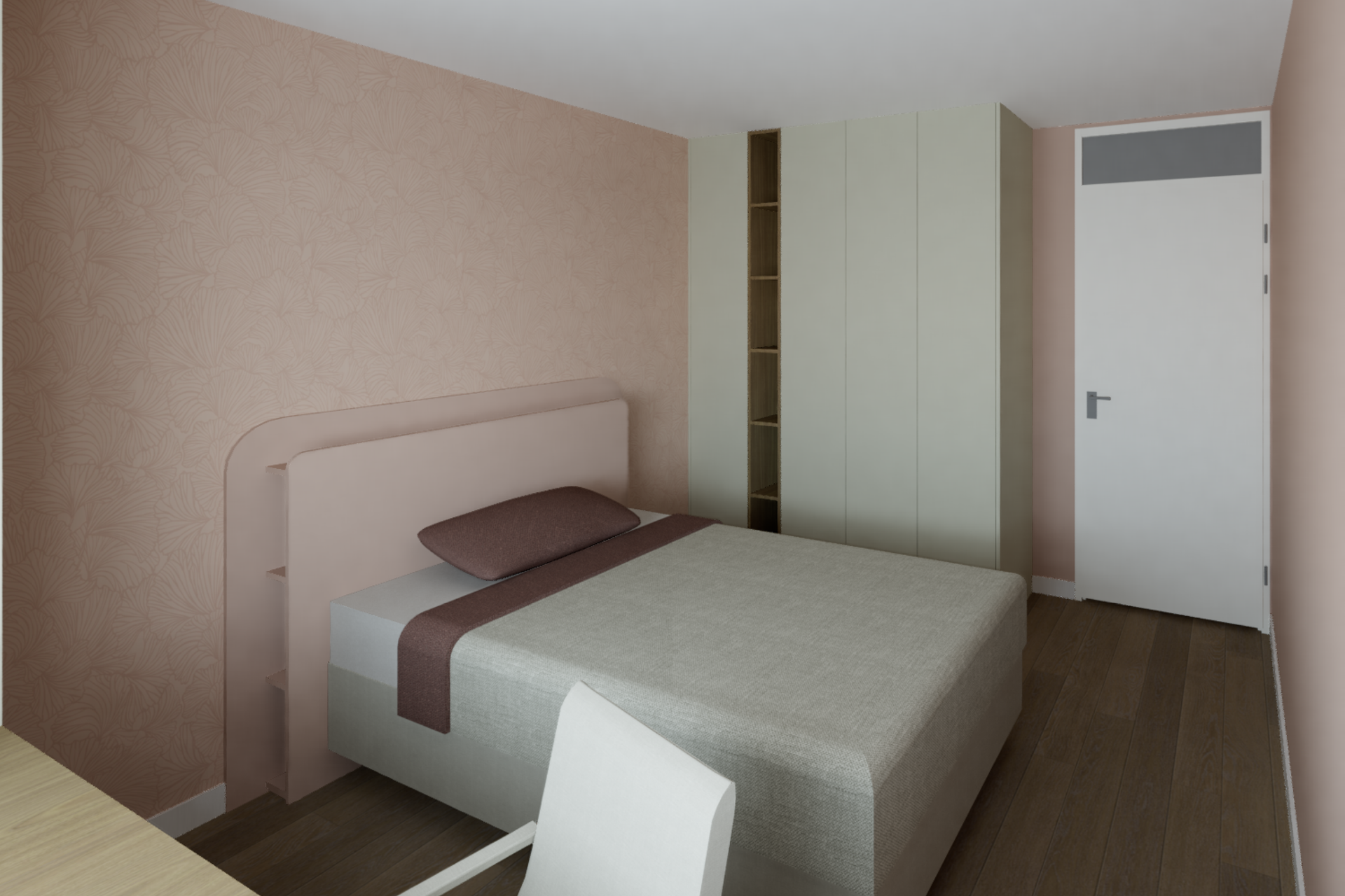 impressie slaapkamer tienerkamer