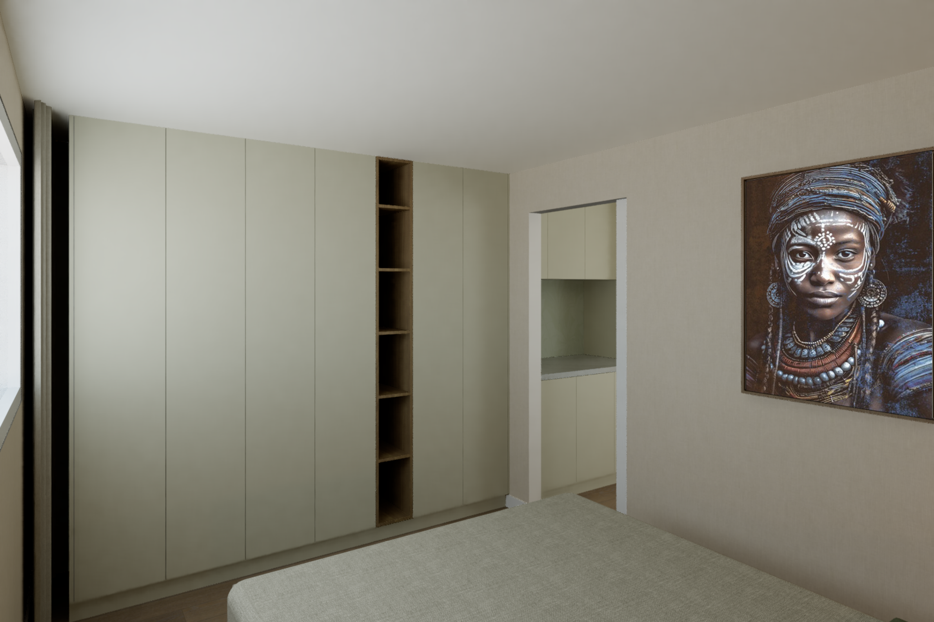 impressie slaapkamer
