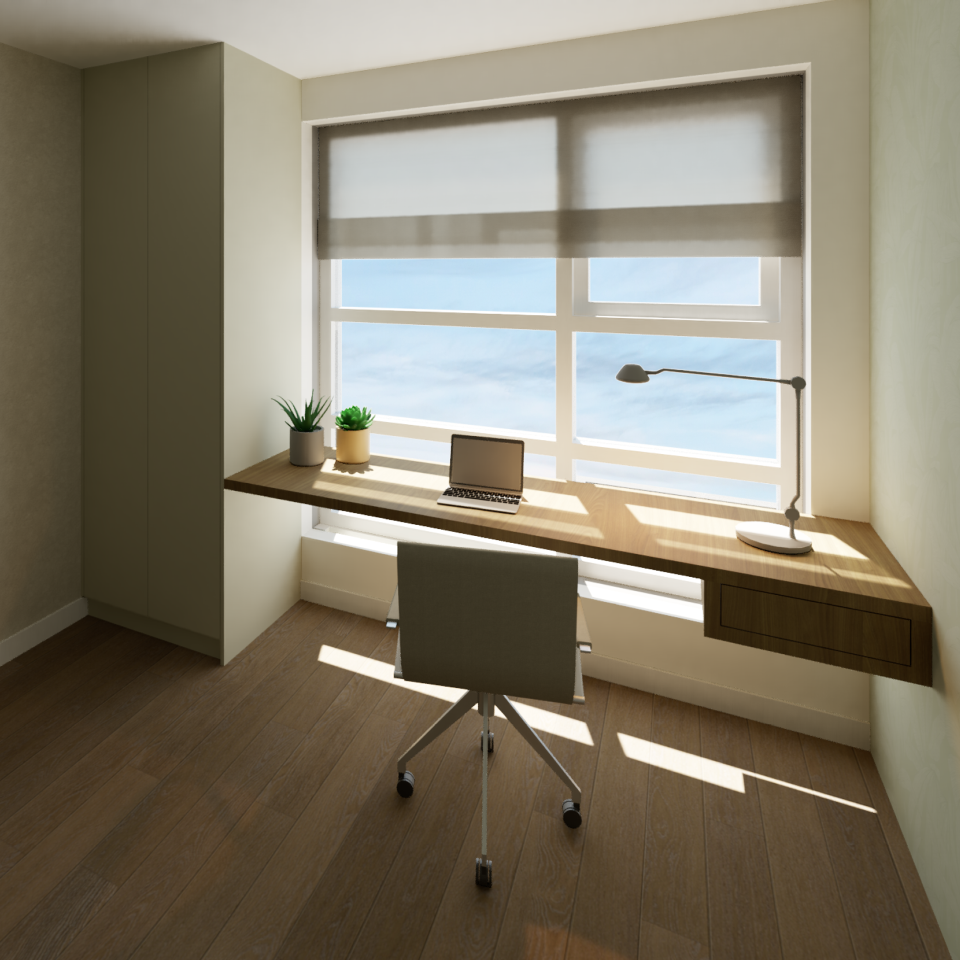 impressie werkkamer