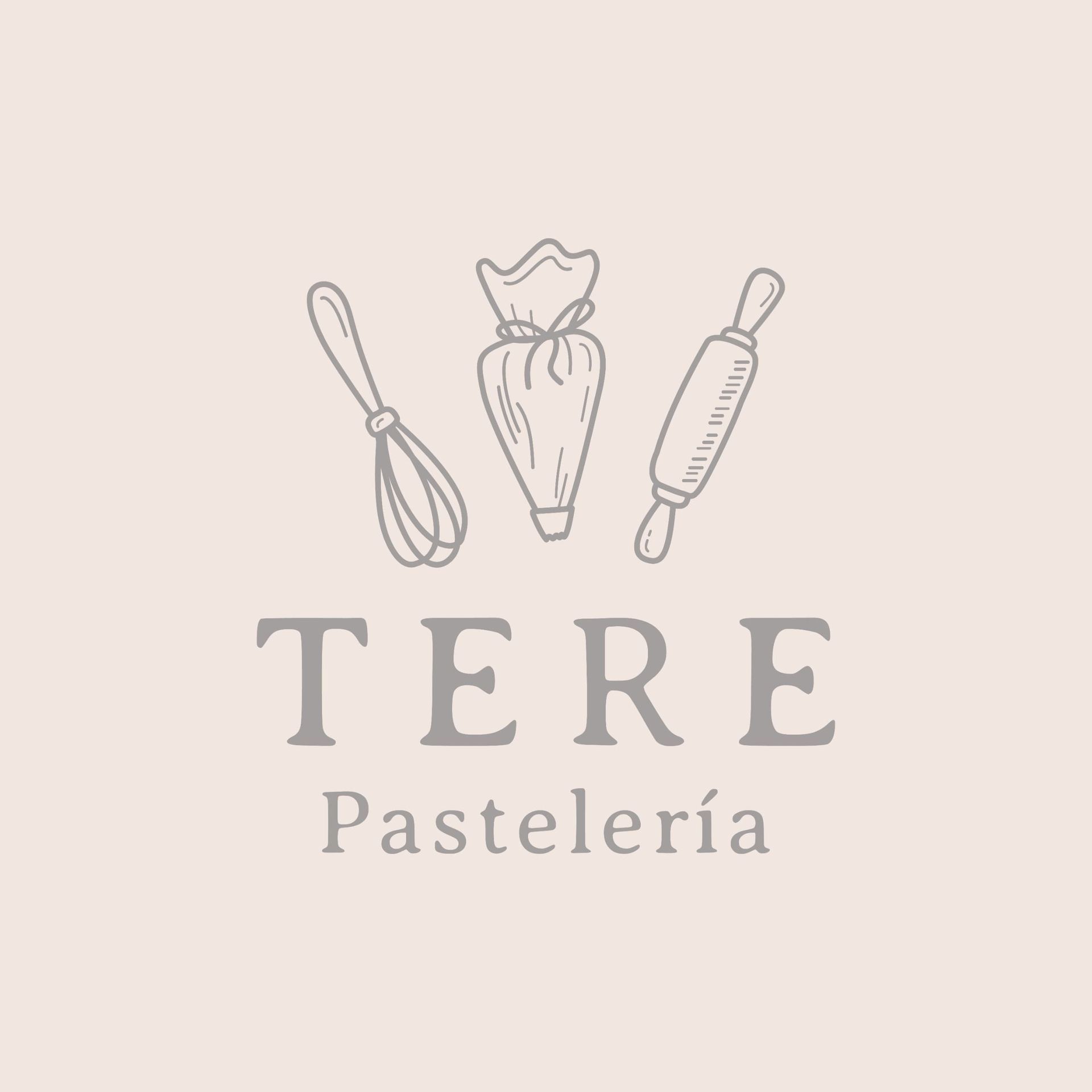 Logo de “TERE Pastelería” 