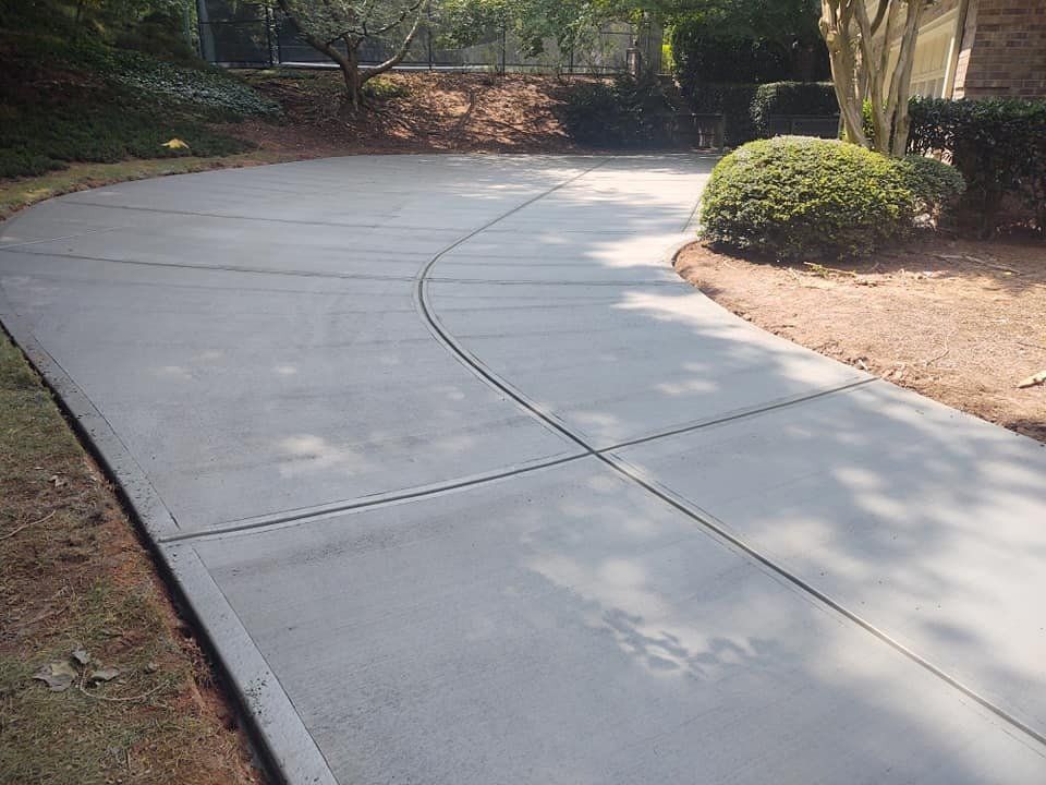 Tom Hill concrete driveway project photo
