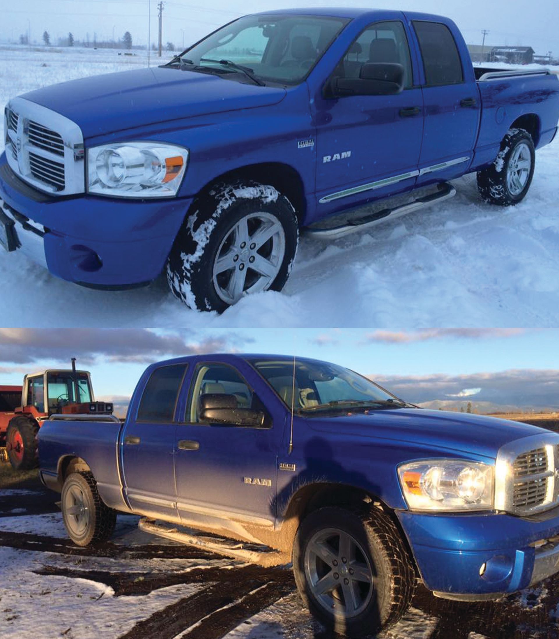 Blue Ram 1500 Before and After