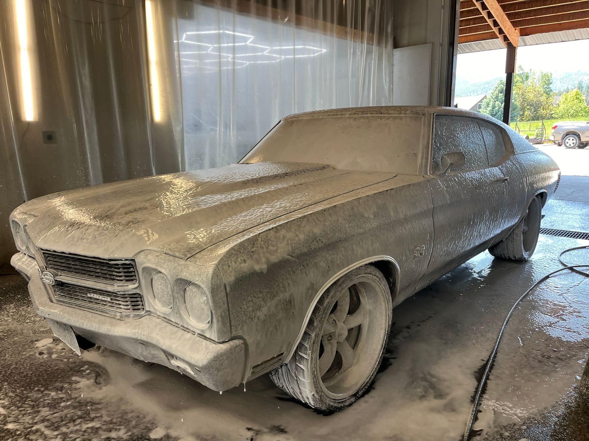 Silver Chevelle Suds