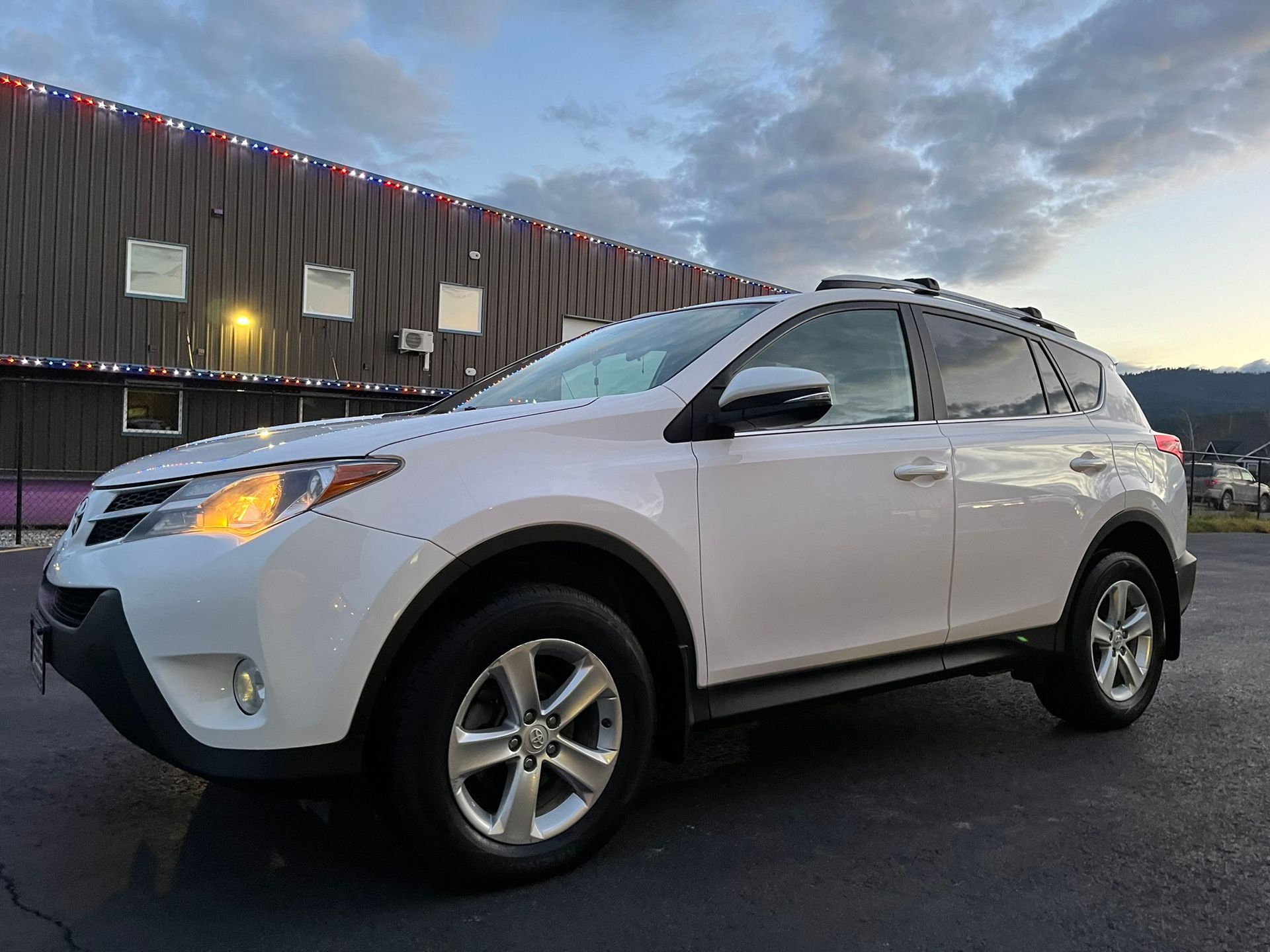 White Toyota RAV4 