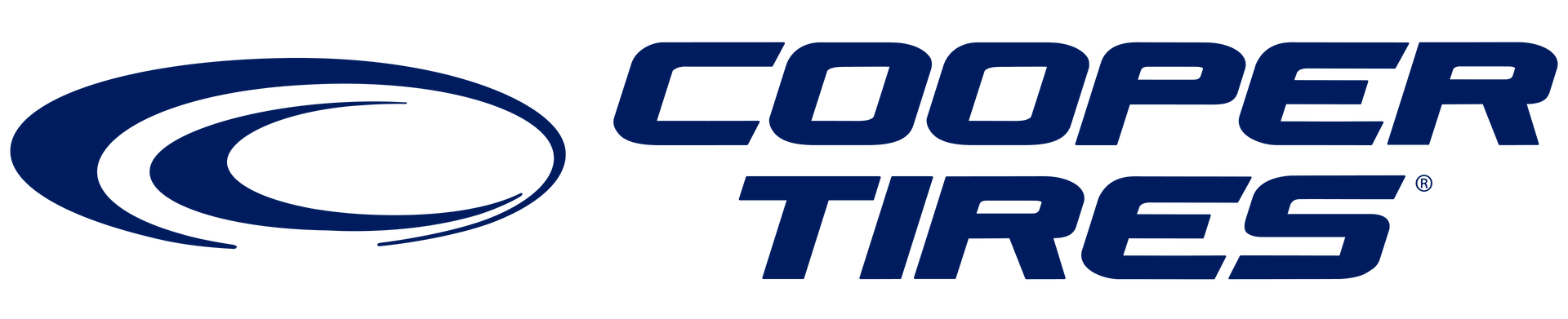 Cooper Tires logo: blue oval graphic and text on white background.