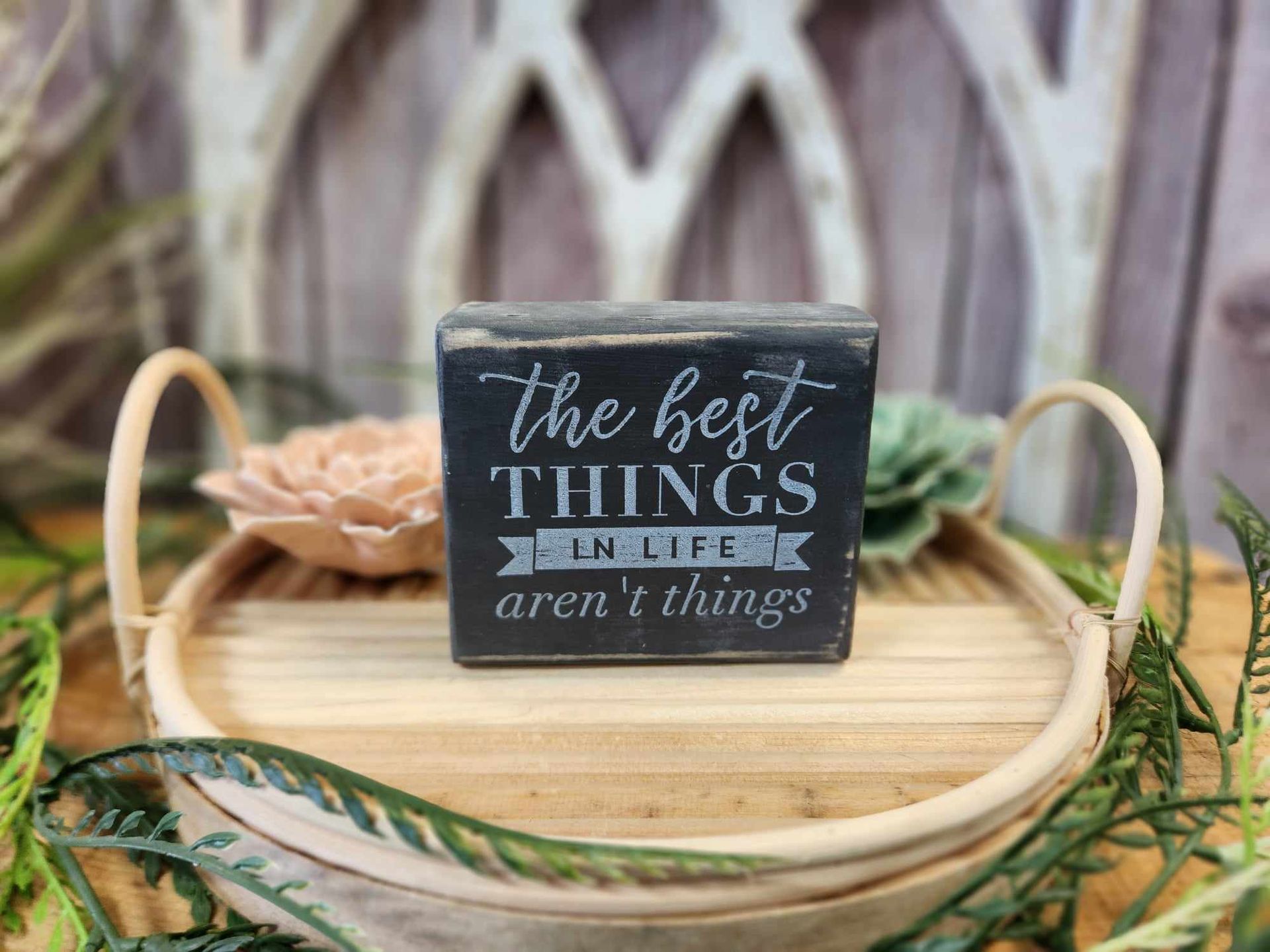 Wood Blocks with Quotes