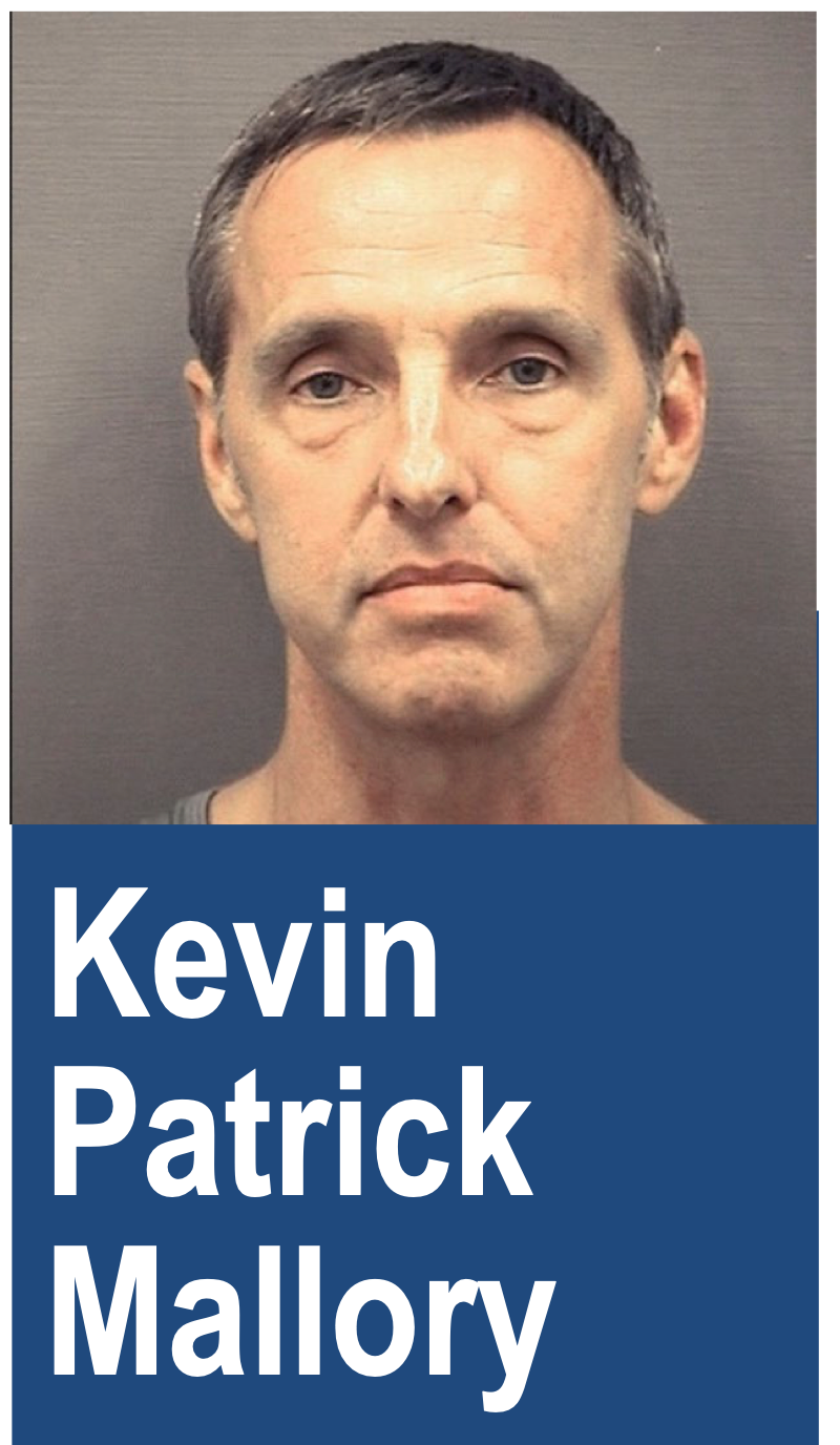 A picture of a man with the name kevin patrick mallory on it