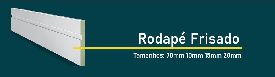 Uma imagem de um rodapé frisado sobre um fundo azul