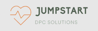 Jumpstart DPC Solutions logo with orange heart and ECG line