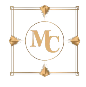 Gold logo with