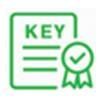 Green document with