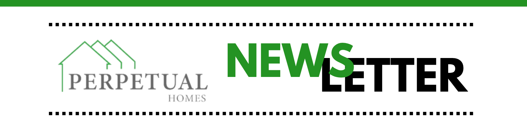 Perpetual Homes ADU Newsletter graphic with logo and the word 