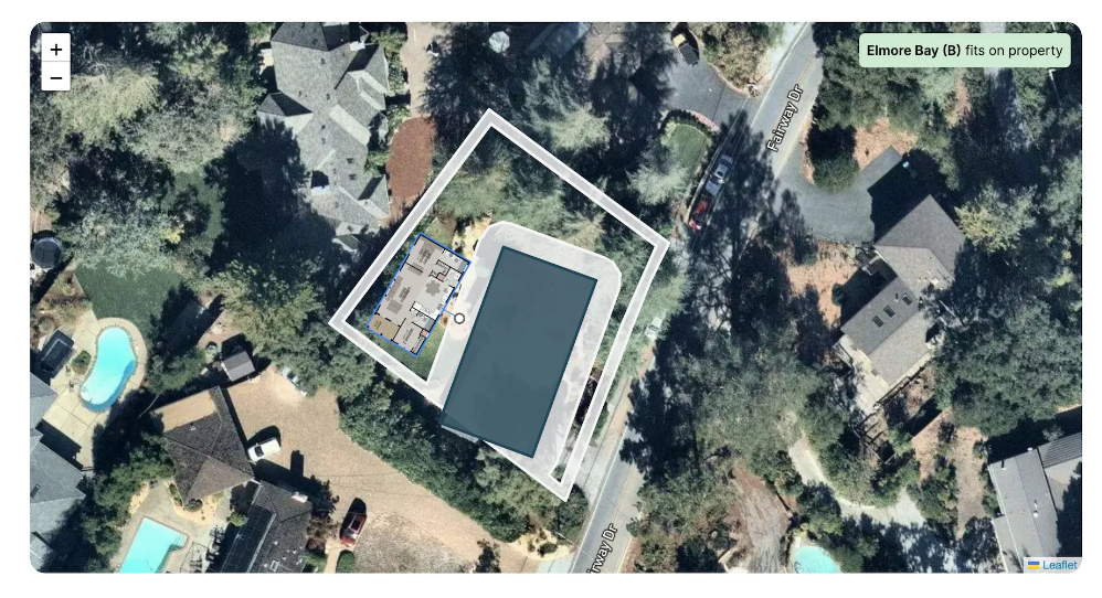 Place an Perpetual Homes ADU on your California property