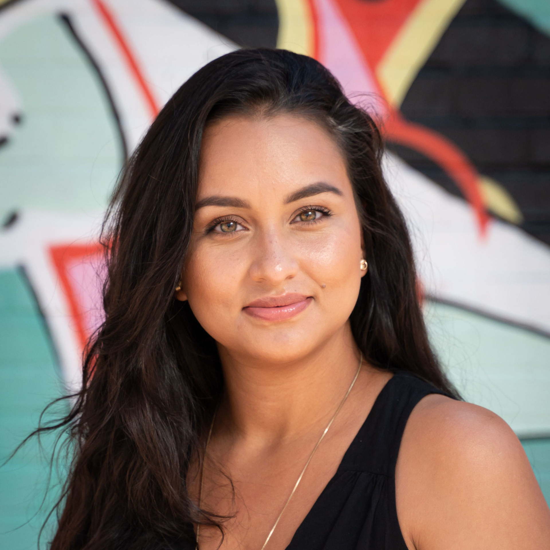 School Secretary of New Design High School, Maria Herrera