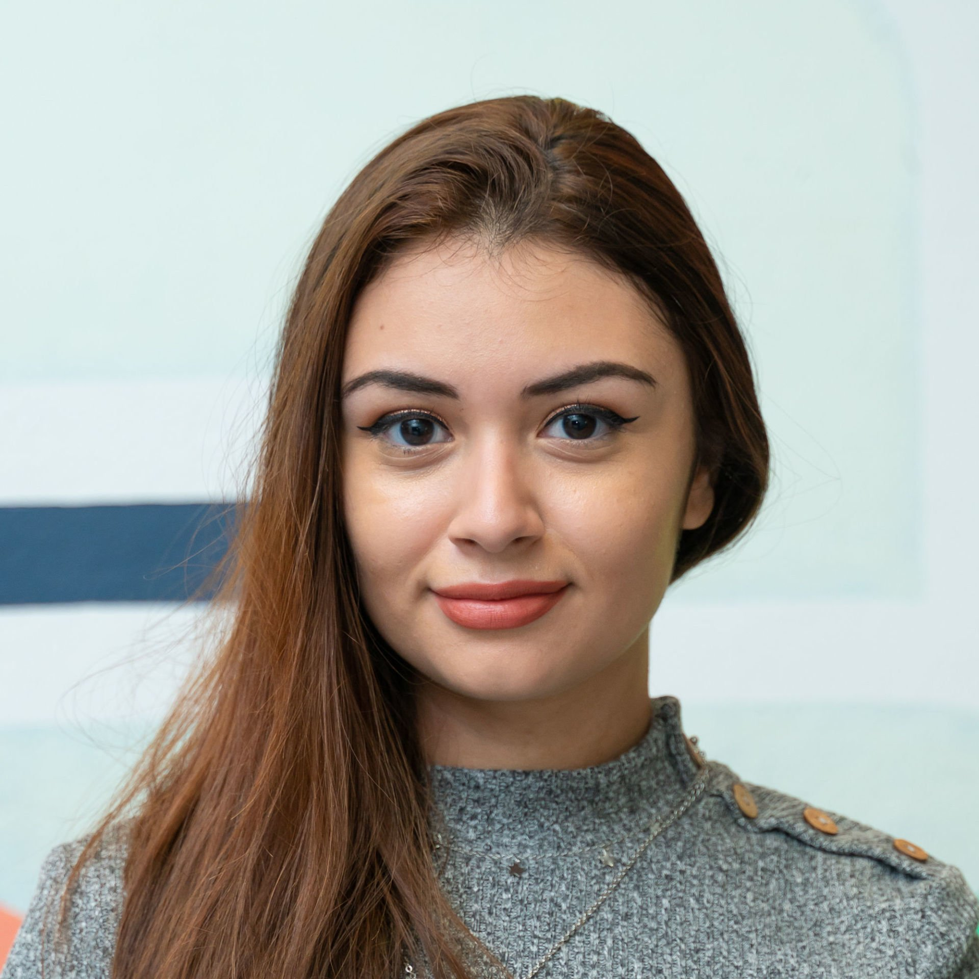 The Attendance Teacher at New Design High School, Alejandra Sandiga