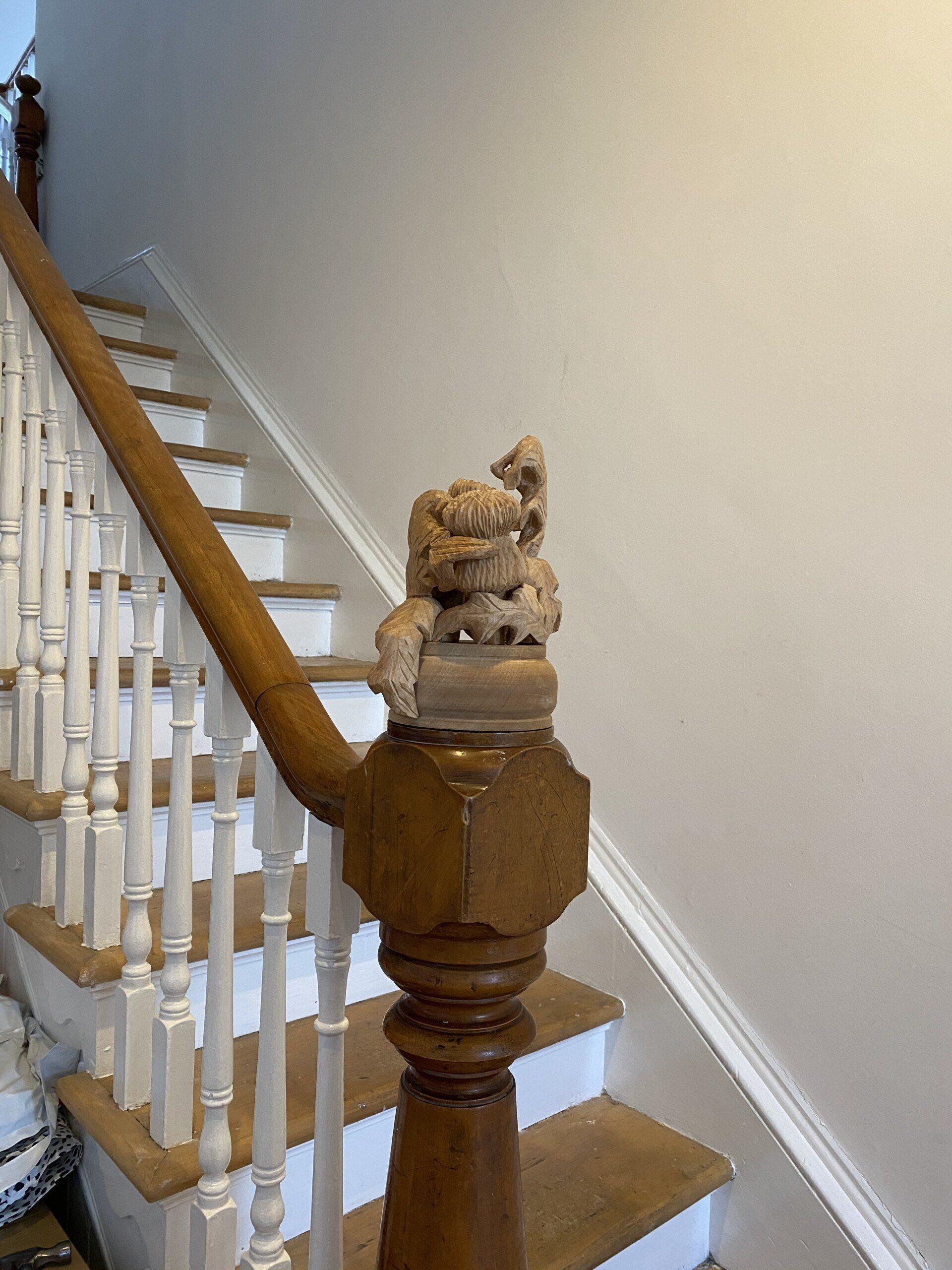 Architectural sculpture baroque finial thistle