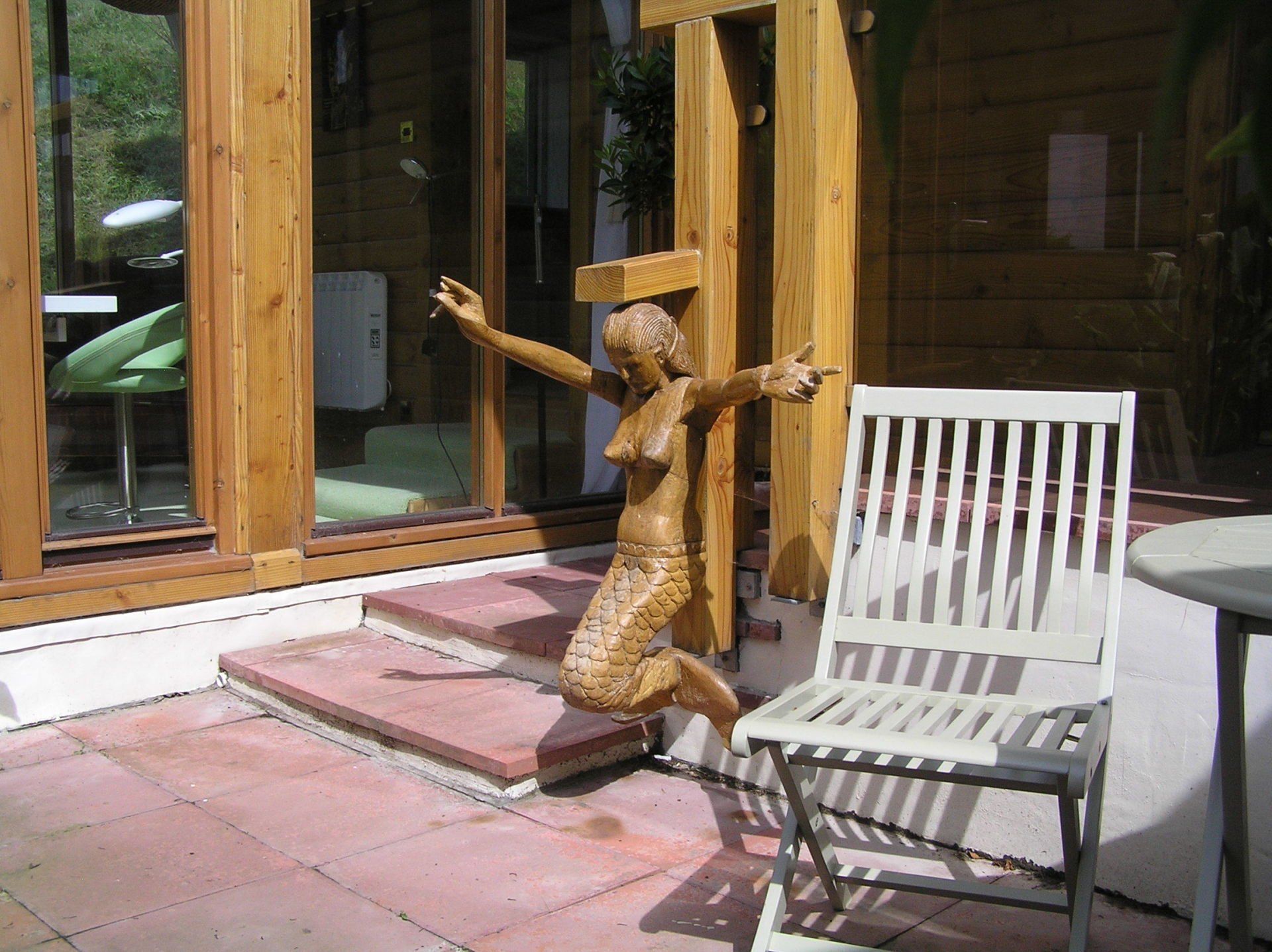 Mermaid sculpture by Ingrained Culture