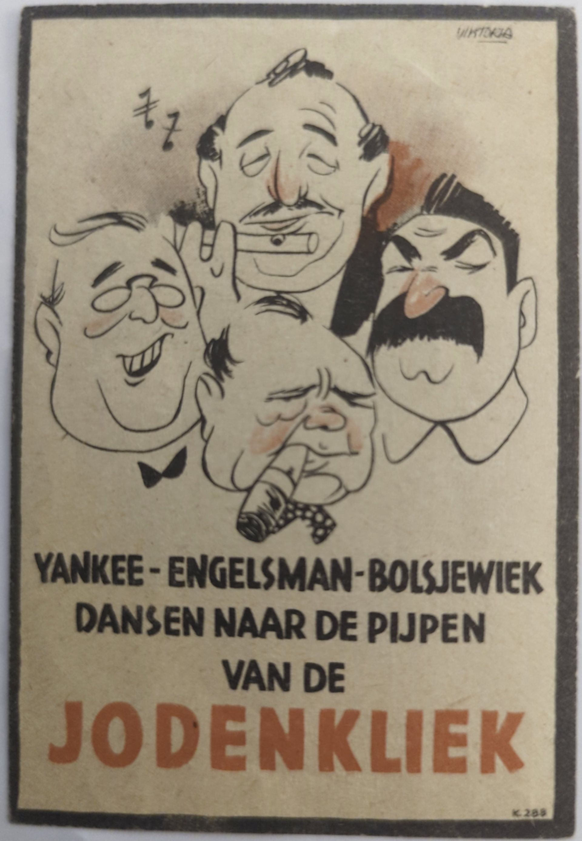 Tweede Wereldoorlog  propaganda pamflet