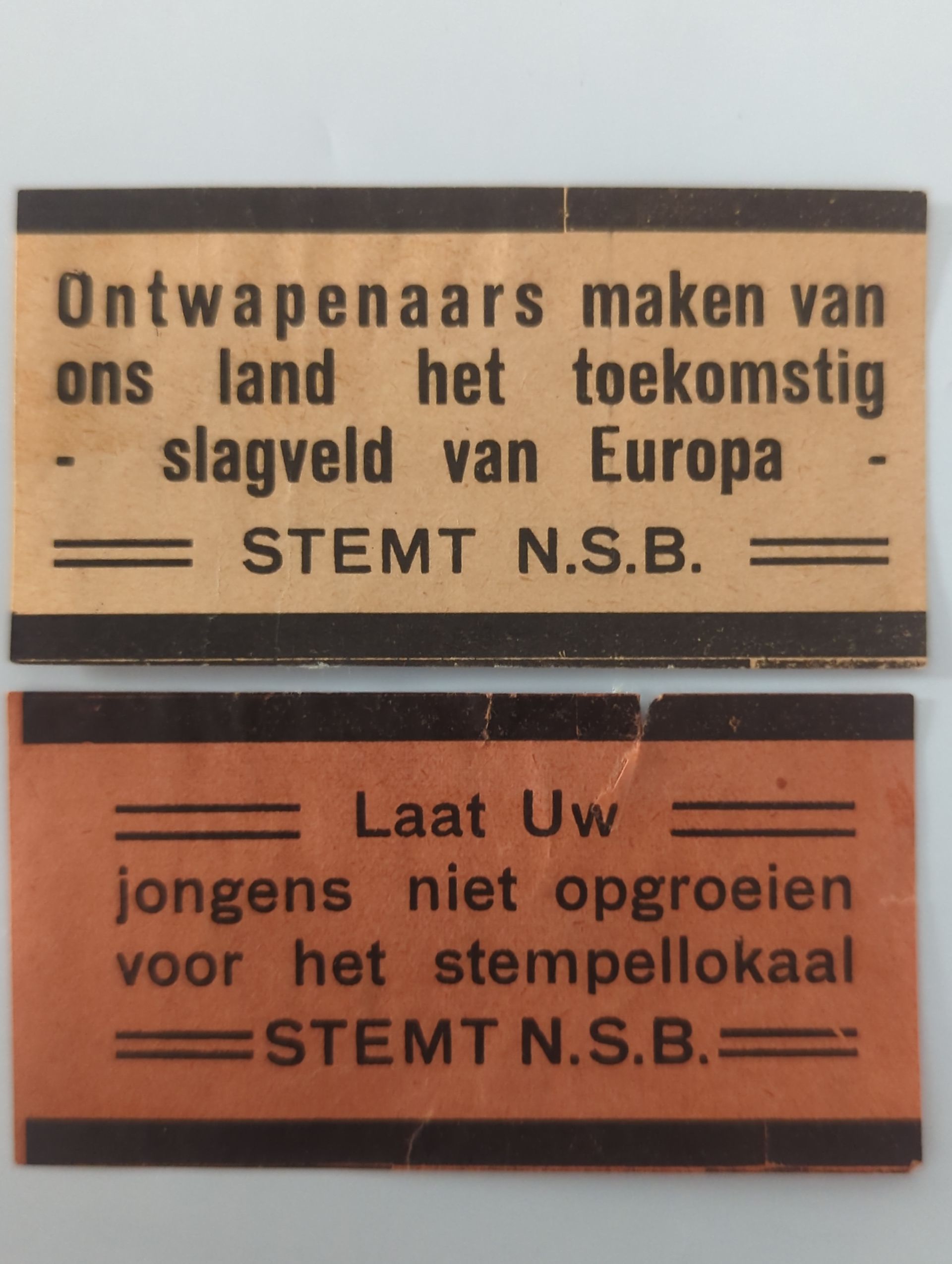 NSB propaganda Tweede Wereldoorlog