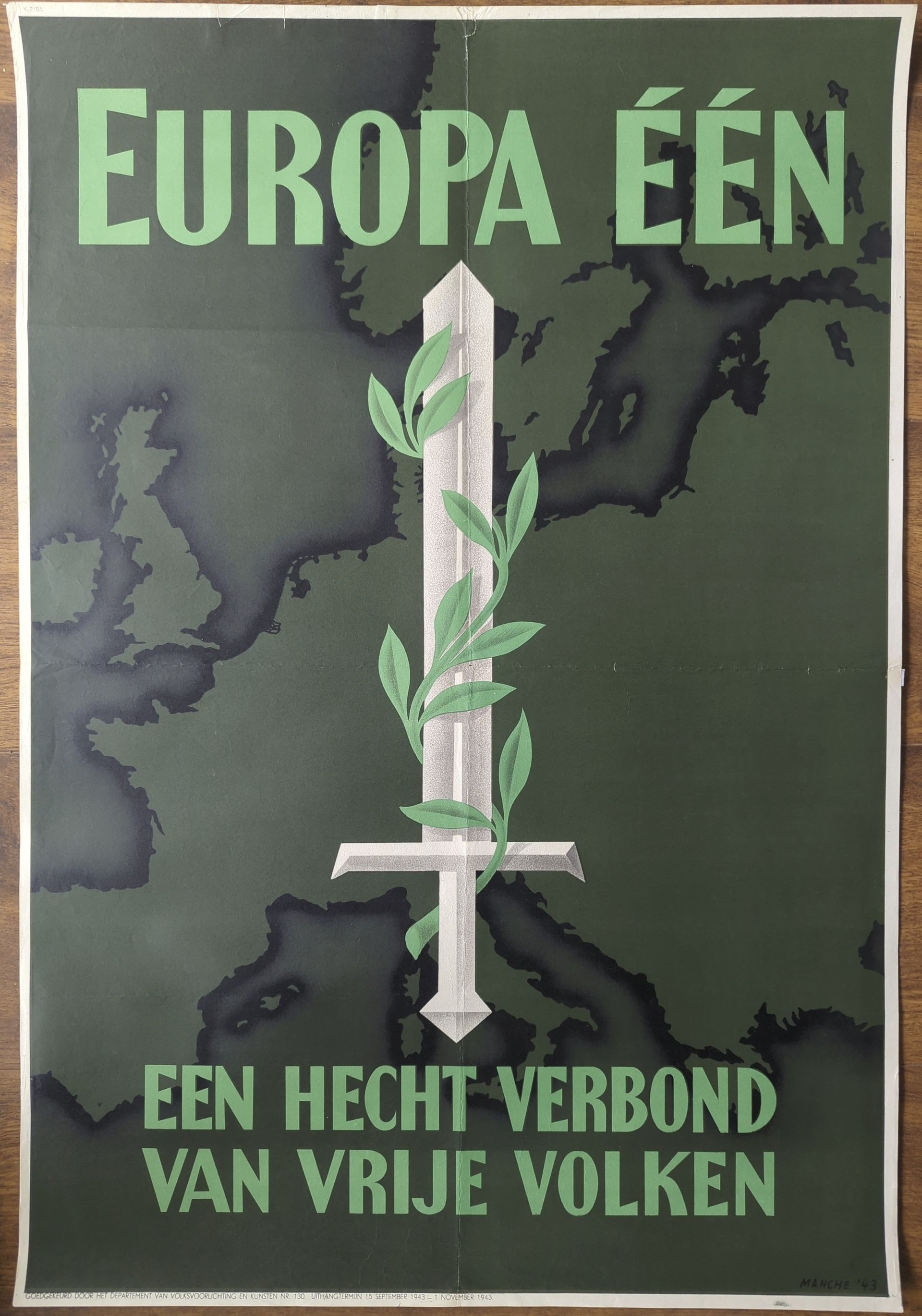 Tweede Wereldoorlog poster  | NSB | nederland
