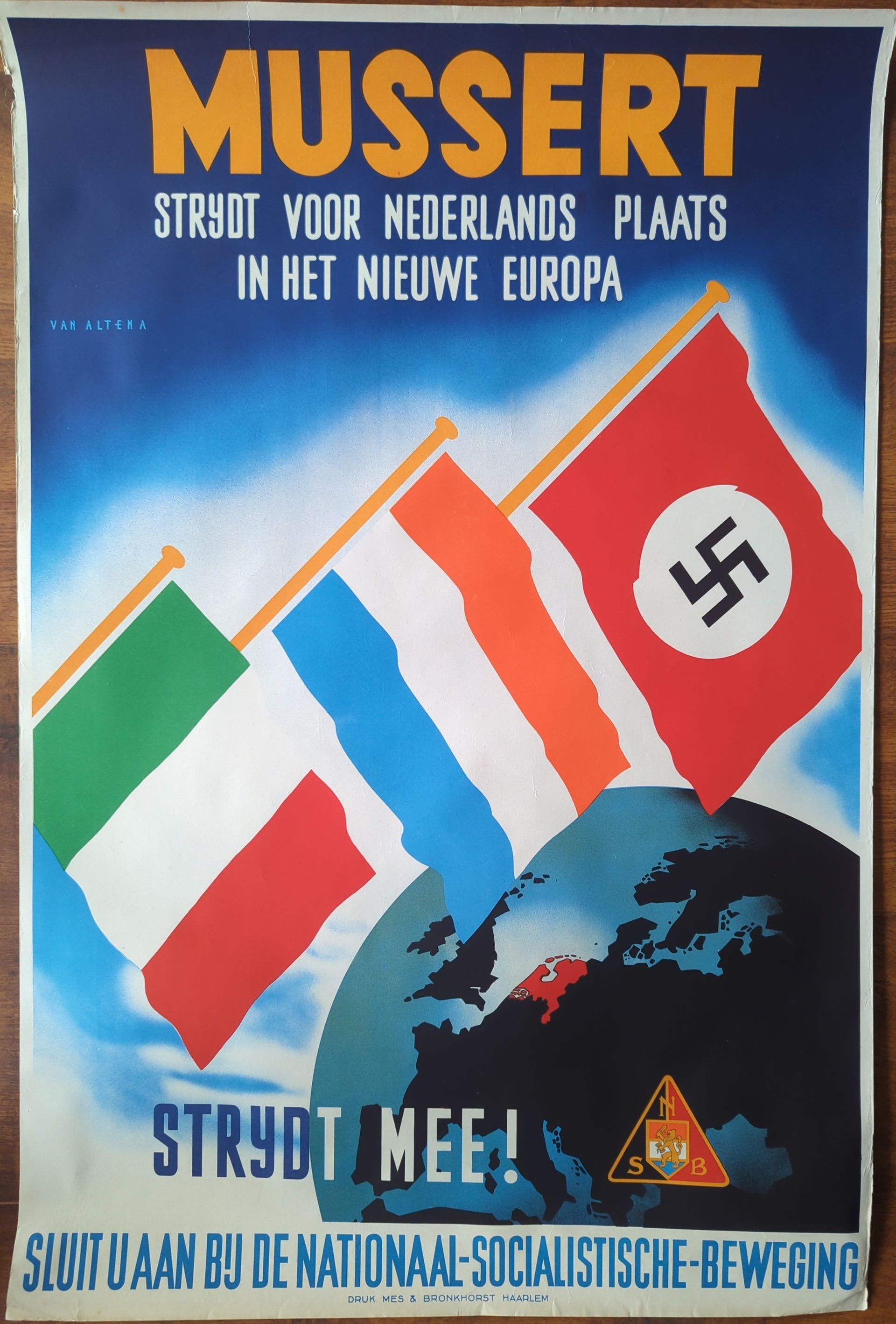 Tweede Wereldoorlog poster  | NSB | nederland