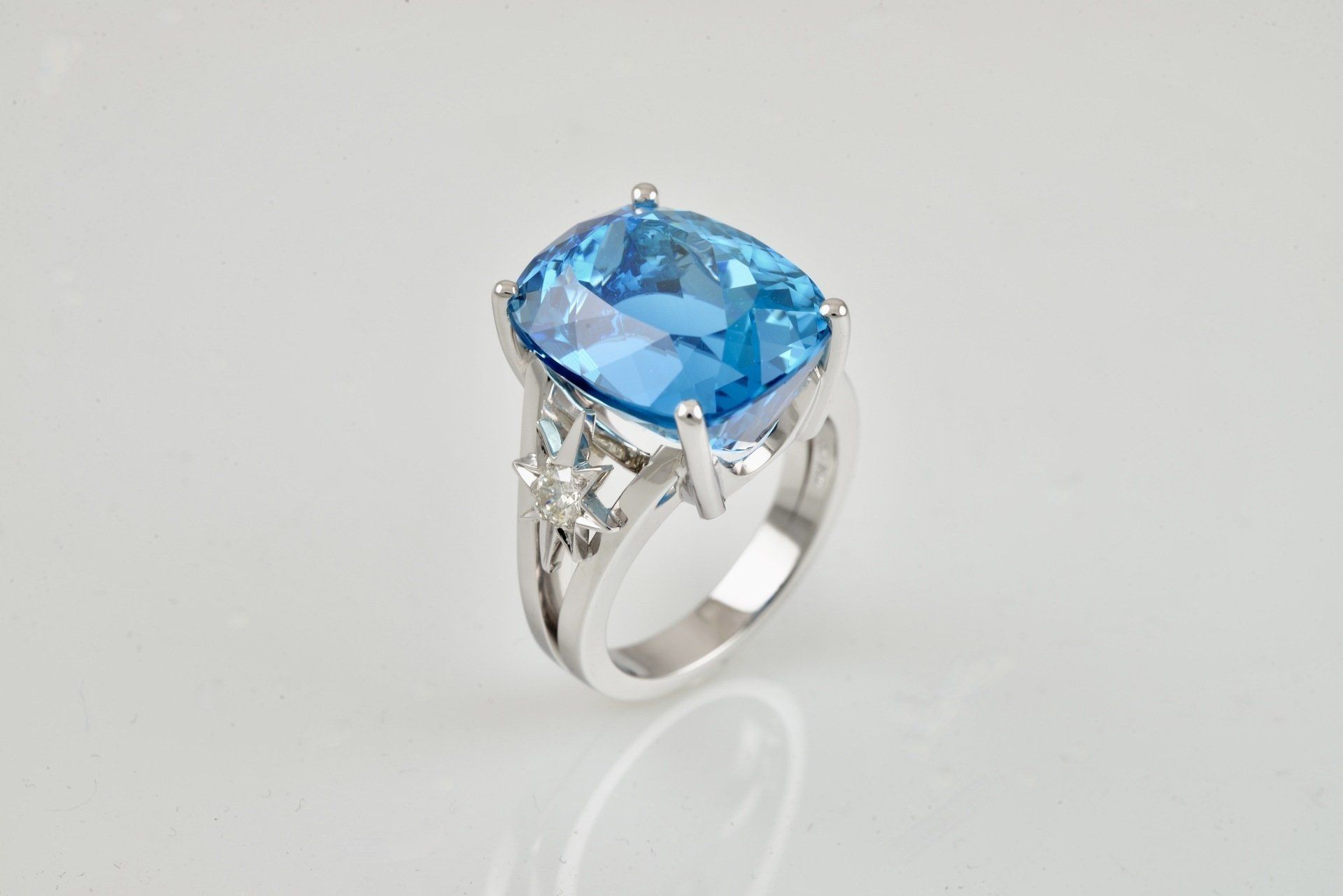 Topas-Brillanten Ring