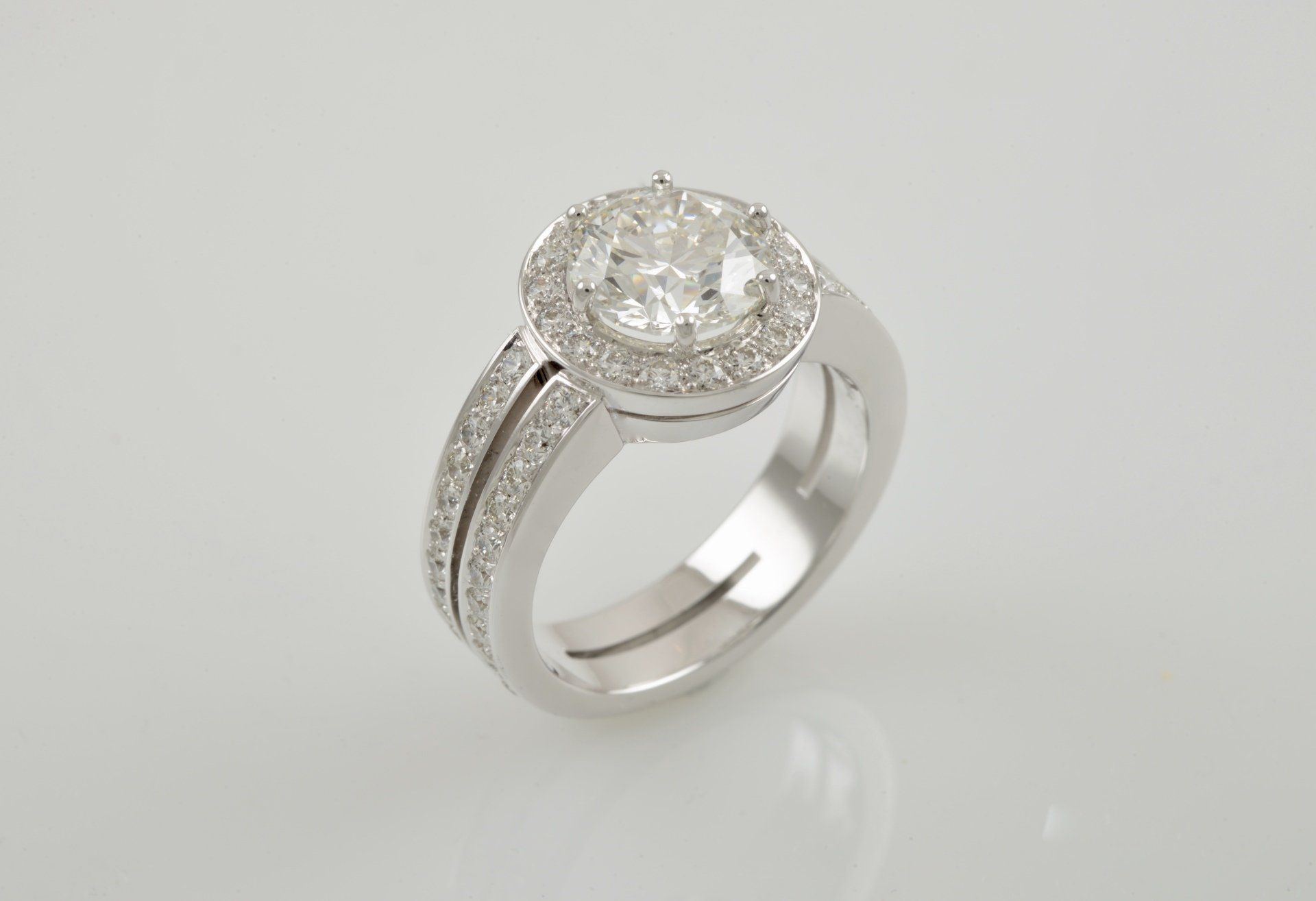 Weißgold Ring