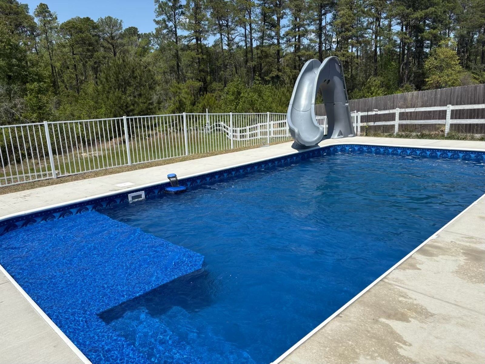Inground pool installation