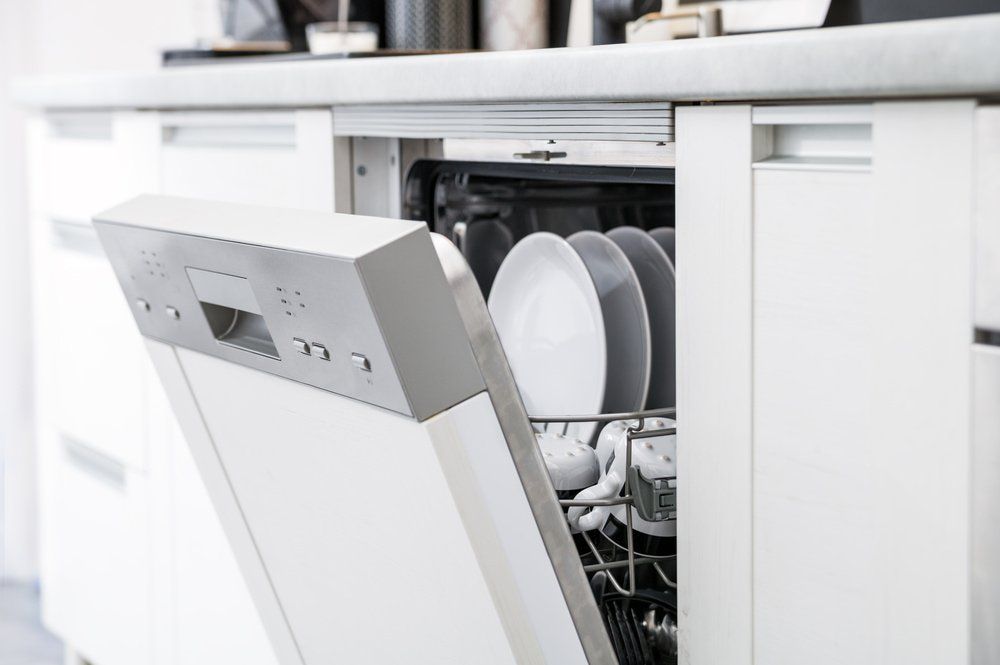 Open Dishwasher — Appliance Repairs in Nowra, NSW