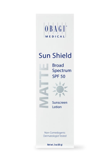 Obagi sun shield matte broad spectrum spf 50 sunscreen lotion