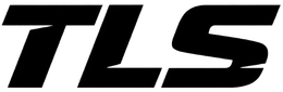 Black stylized TLS logo on a white background