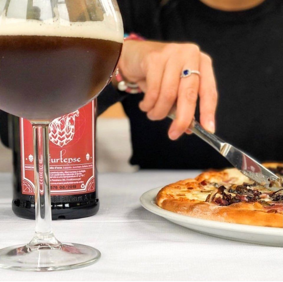 Pizza e birra
