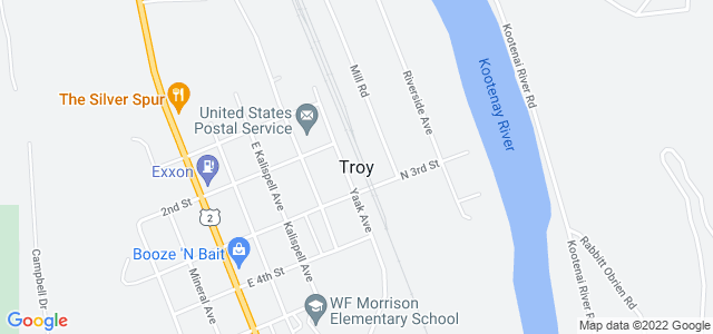 Map of business location