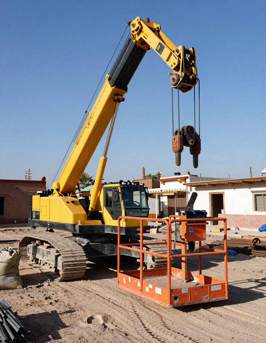 Maquinaria de elevación para construcción en México