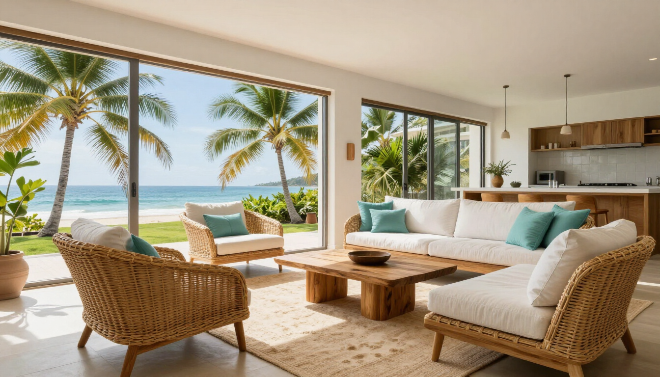 Modern coastal interior design