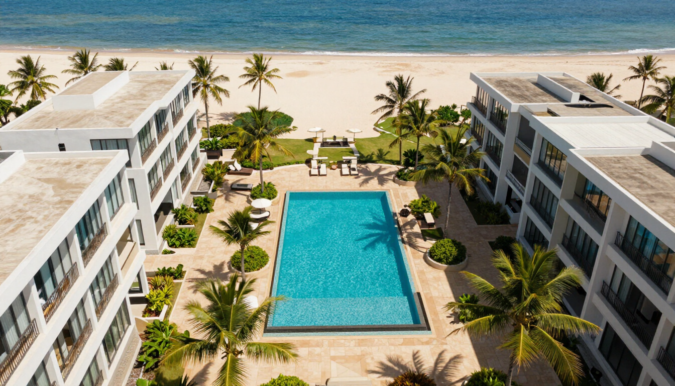 Aerial view of Watamu luxury residence