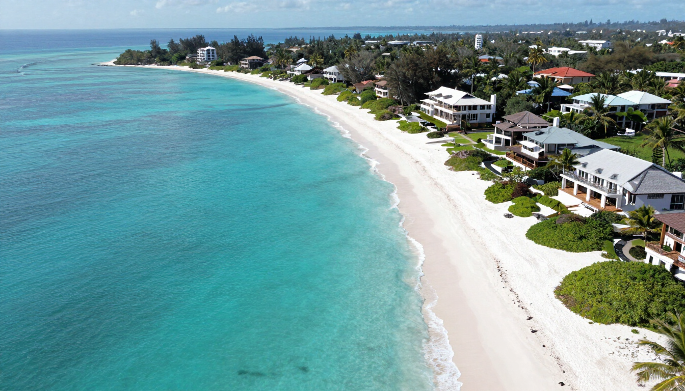 Aerial View of Watamu Coast
