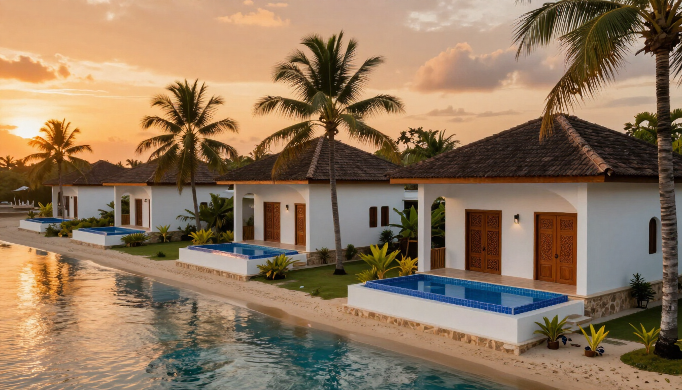 Luxury Swahili-inspired apartment in Watamu with private pool